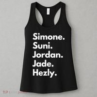 Simone. Suni. Jordan. Jade. Hezly Women's Tank Top thumb 3