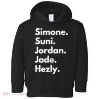 Simone. Suni. Jordan. Jade. Hezly Toddler Hoodie thumb 0