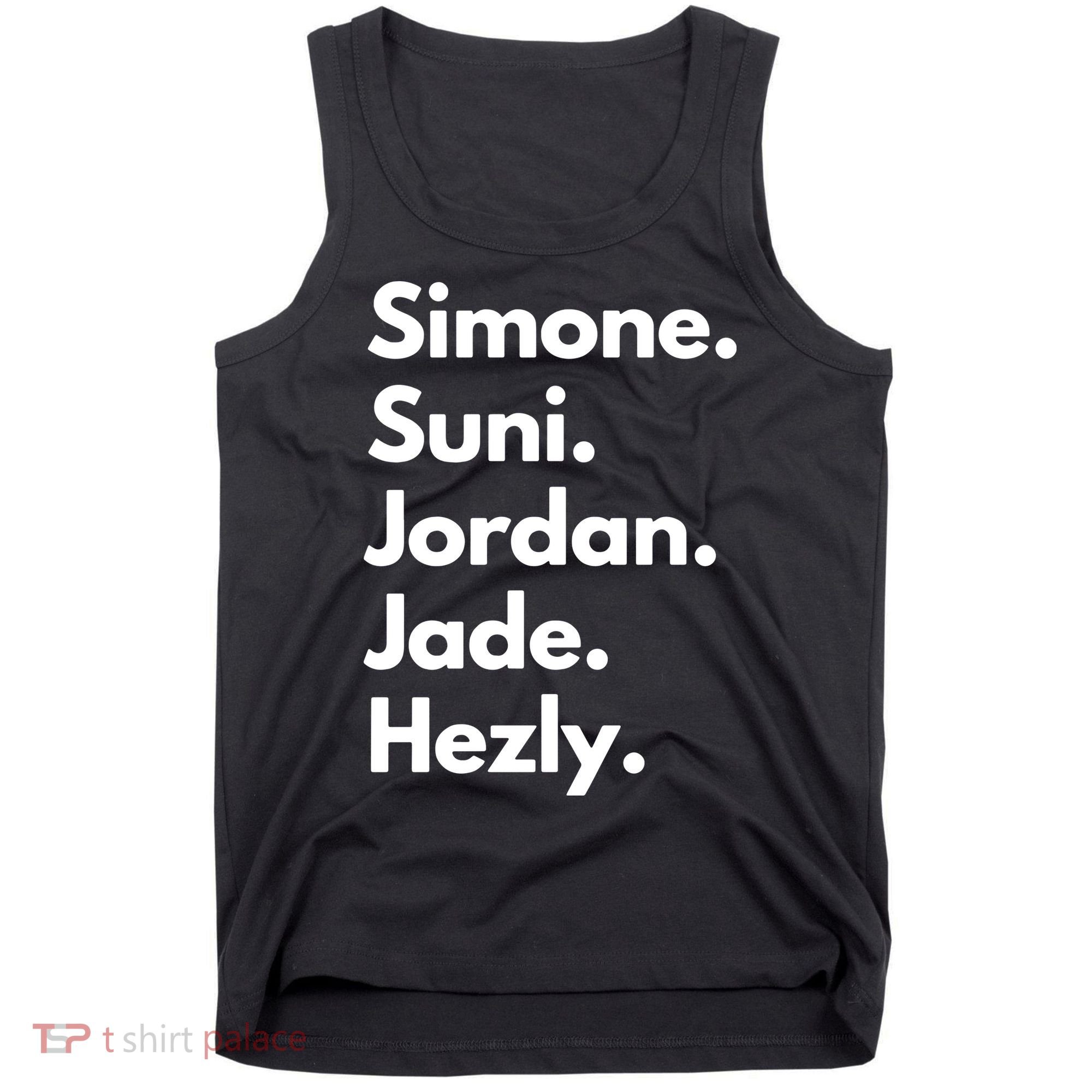 Simone. Suni. Jordan. Jade. Hezly Tank Top