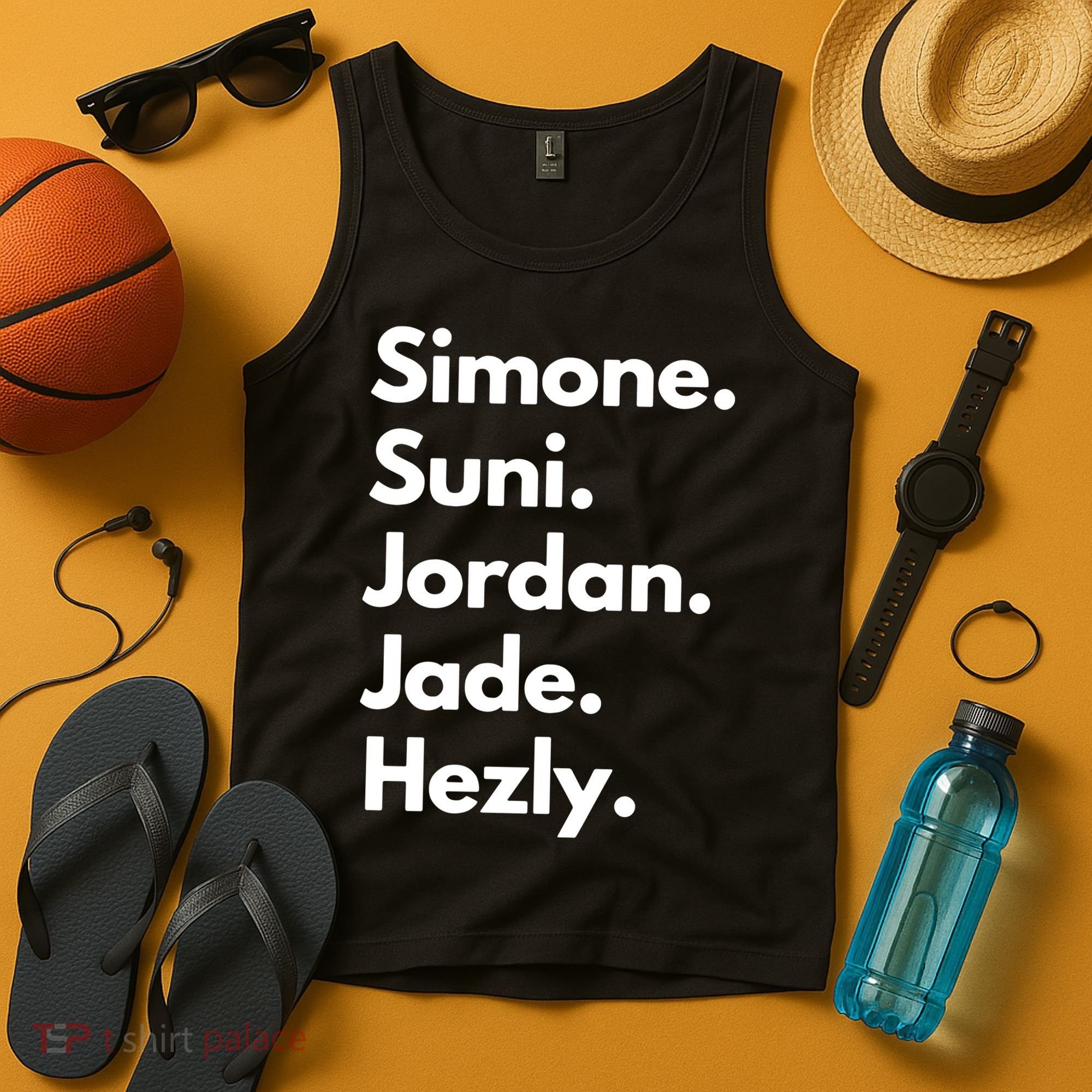 Simone. Suni. Jordan. Jade. Hezly Tank Top