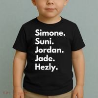 Simone. Suni. Jordan. Jade. Hezly Toddler T-Shirt thumb 2