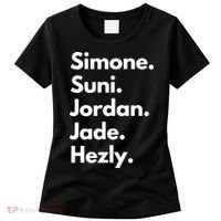 Simone. Suni. Jordan. Jade. Hezly Women's T-Shirt thumb 0