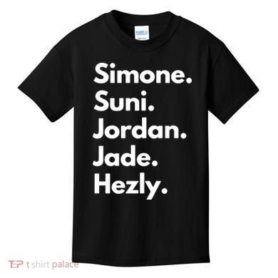 Simone. Suni. Jordan. Jade. Hezly Kids T-Shirt