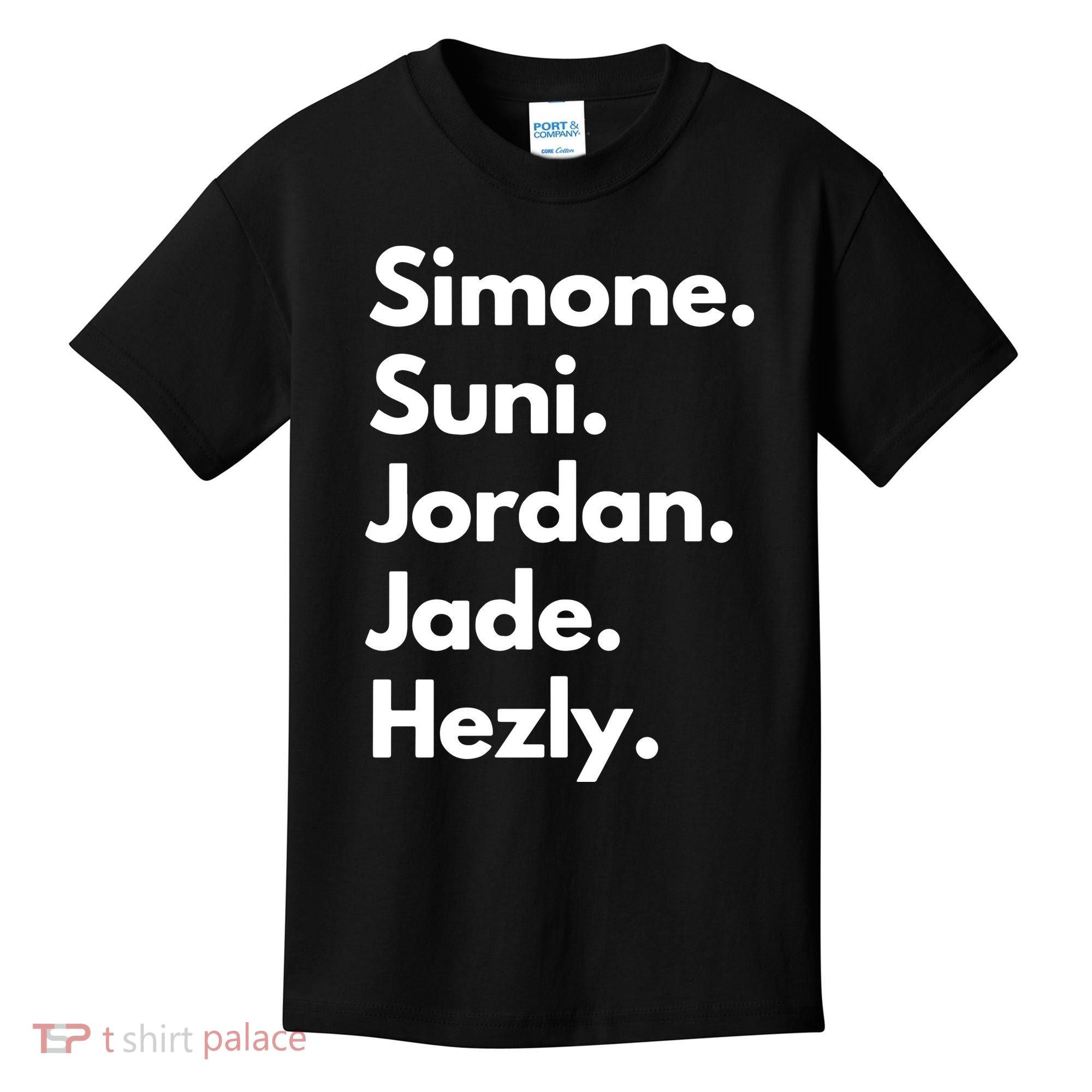Simone. Suni. Jordan. Jade. Hezly Kids T-Shirt