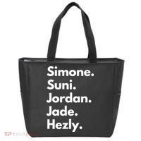 Simone. Suni. Jordan. Jade. Hezly Tote Bag thumb 0