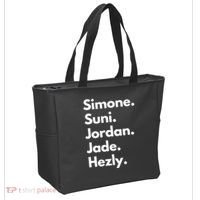 Simone. Suni. Jordan. Jade. Hezly Tote Bag thumb 2
