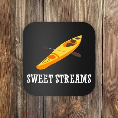 Sweet Streams Kayak Canoeing Boat Coaster
