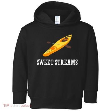 Sweet Streams Kayak Canoeing Boat Toddler Hoodie