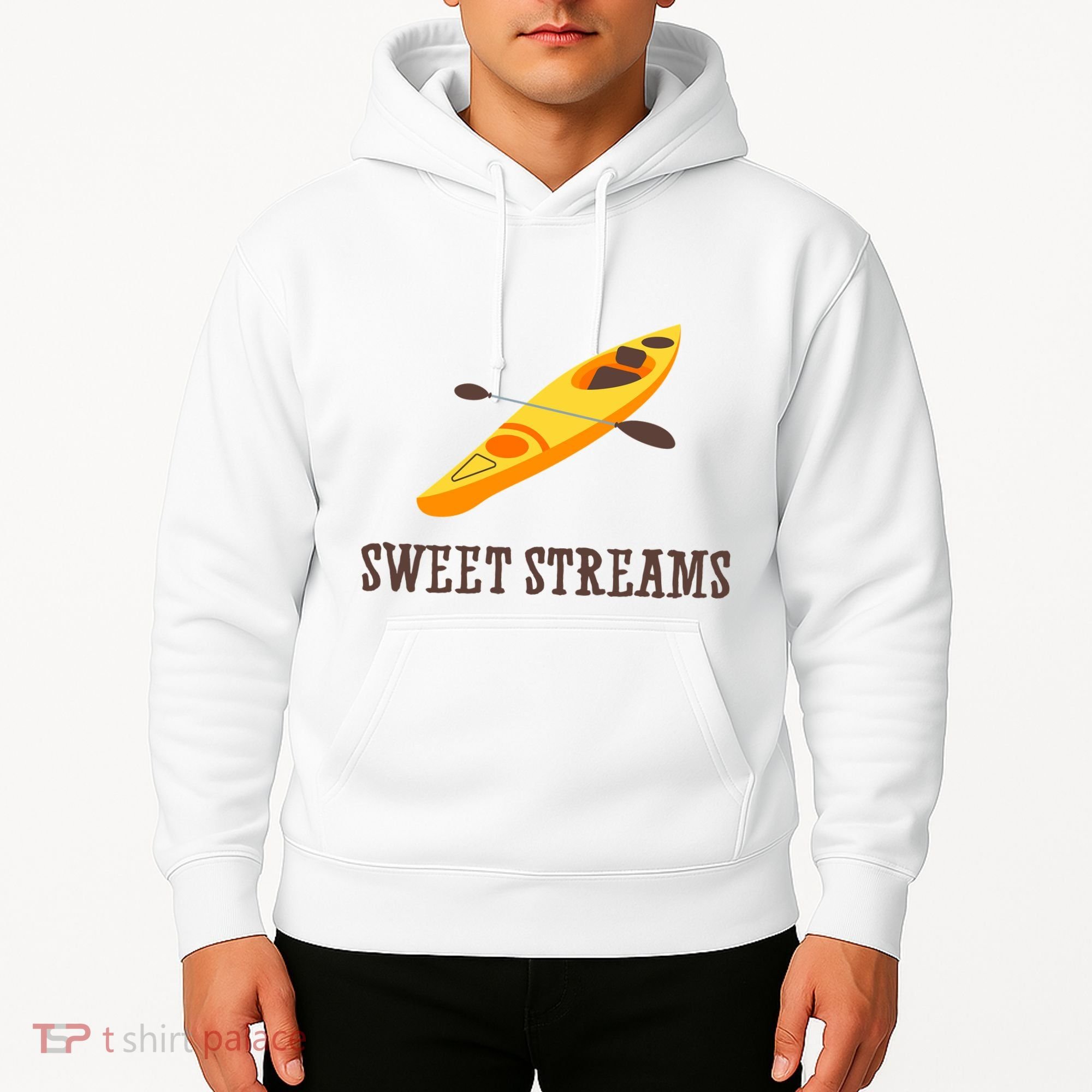 Sweet Streams Kayak Canoeing Boat Hoodie