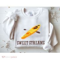Sweet Streams Kayak Canoeing Boat Sweatshirt thumb 2