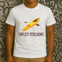 Sweet Streams Kayak Canoeing Boat T-Shirt thumb 3