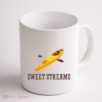 Sweet Streams Kayak Canoeing Boat Coffee Mug thumb 1