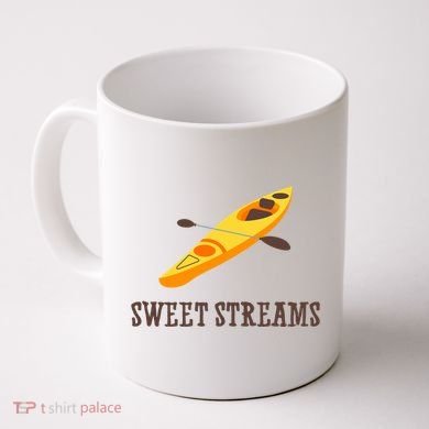 Sweet Streams Kayak Canoeing Boat Coffee Mug