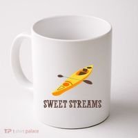 Sweet Streams Kayak Canoeing Boat Coffee Mug thumb 0