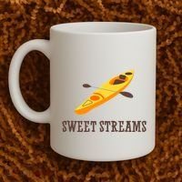 Sweet Streams Kayak Canoeing Boat Coffee Mug thumb 2