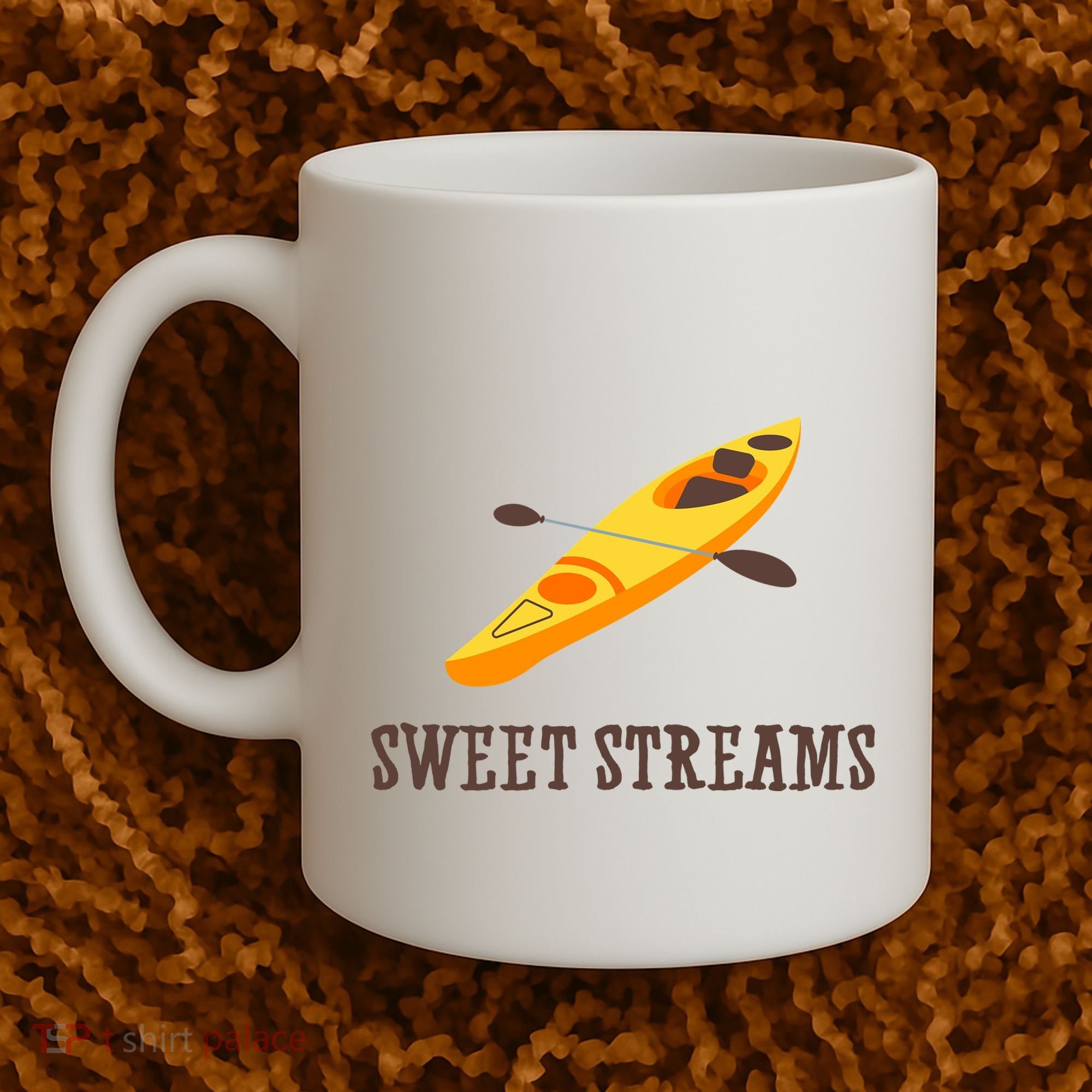 Sweet Streams Kayak Canoeing Boat Coffee Mug