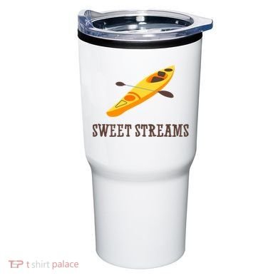 Sweet Streams Kayak Canoeing Boat Tumbler