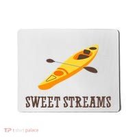 Sweet Streams Kayak Canoeing Boat Mousepad thumb 0