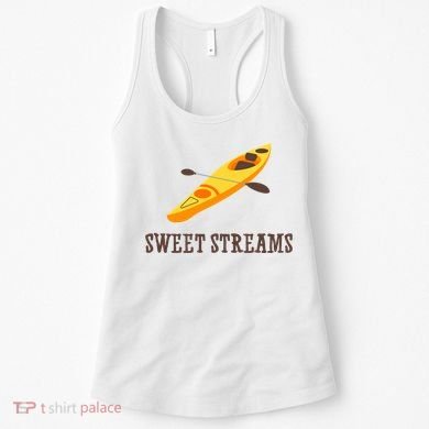 Sweet Streams Kayak Canoeing Boat Women's Tank Top