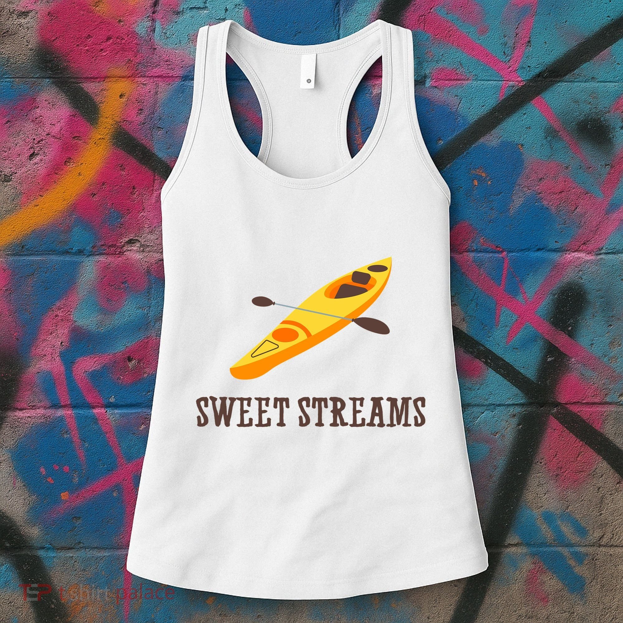 Sweet Streams Kayak Canoeing Boat Women's Tank Top