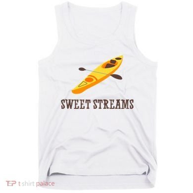 Sweet Streams Kayak Canoeing Boat Tank Top