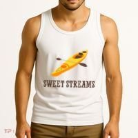 Sweet Streams Kayak Canoeing Boat Tank Top thumb 3