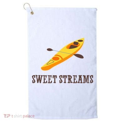 Sweet Streams Kayak Canoeing Boat Golf Towel