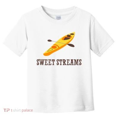 Sweet Streams Kayak Canoeing Boat Toddler T-Shirt