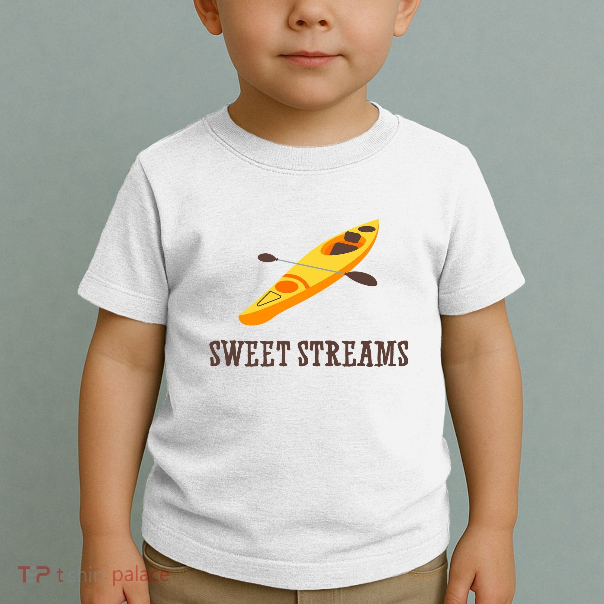 Sweet Streams Kayak Canoeing Boat Toddler T-Shirt
