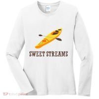 Sweet Streams Kayak Canoeing Boat Women's Long Sleeve Shirt thumb 0