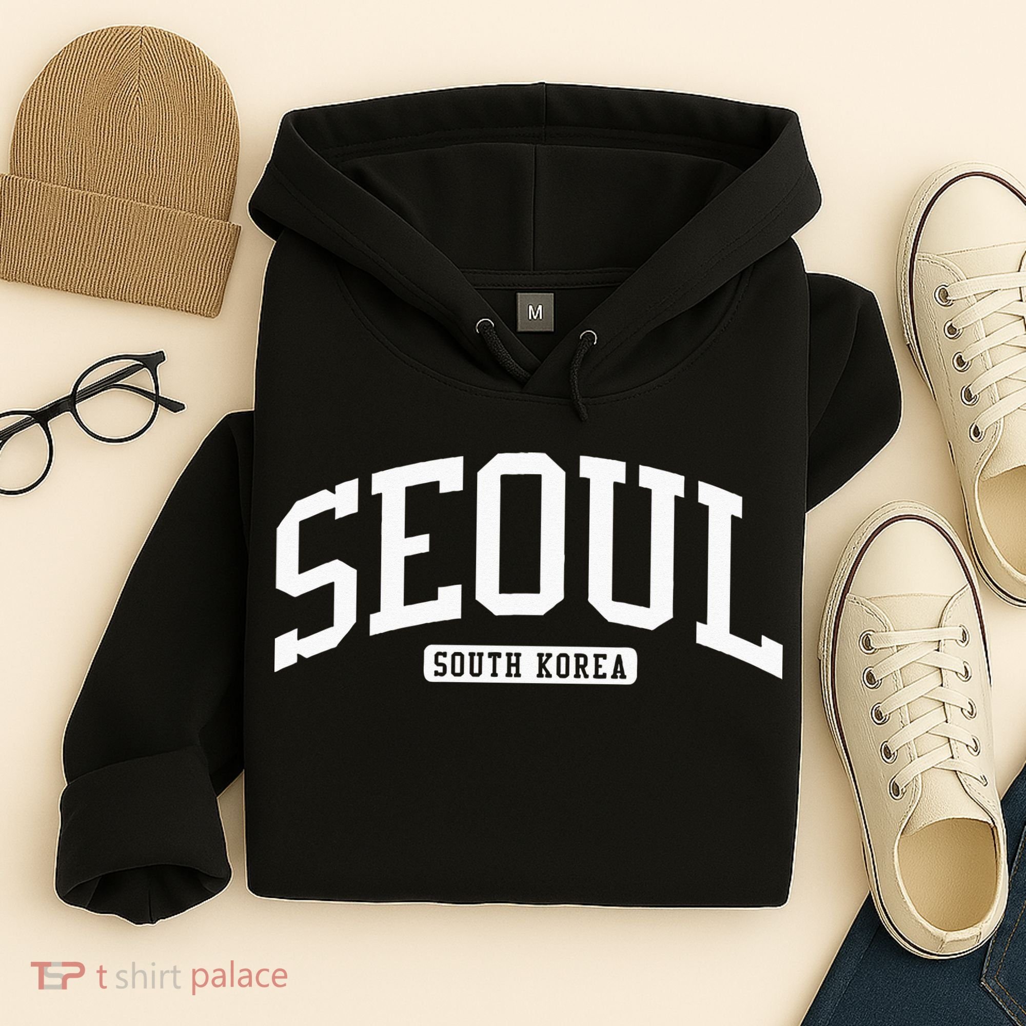 Seoul South Korea College Hoodie