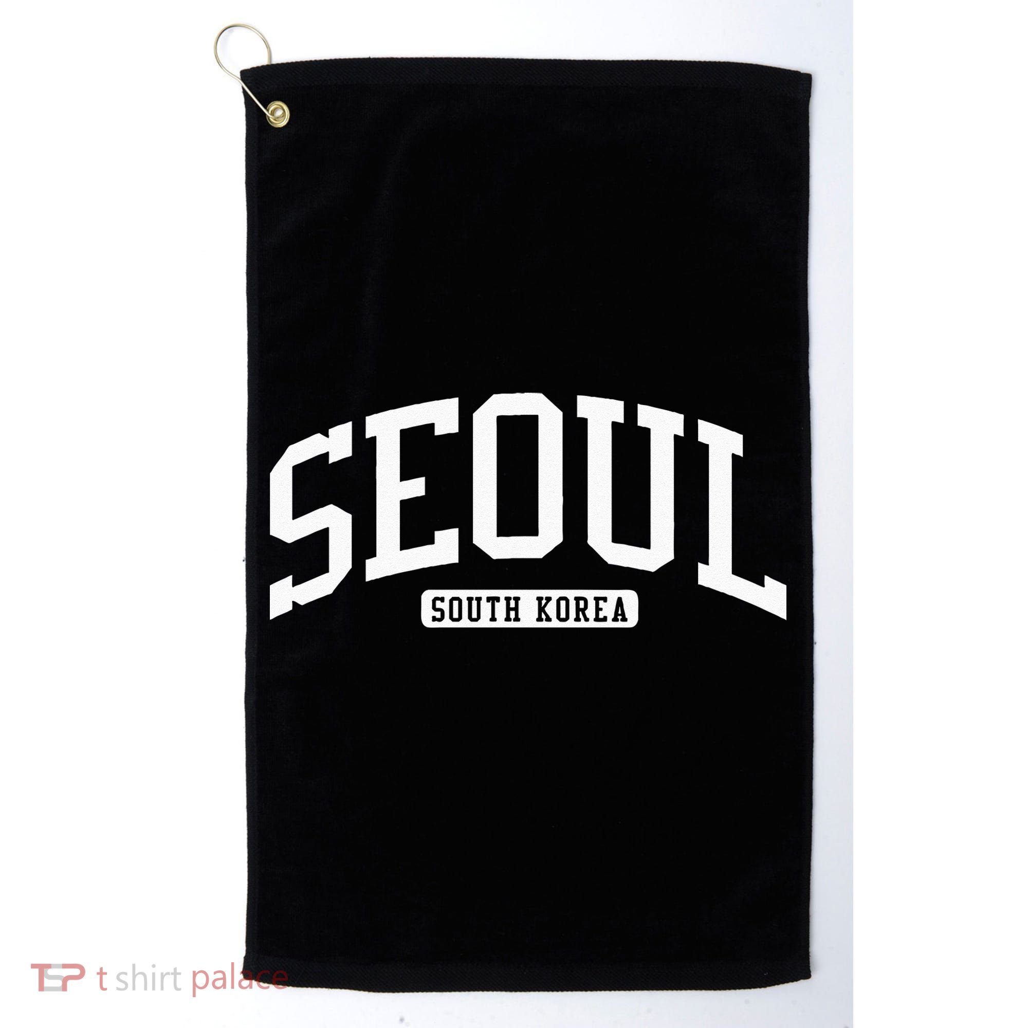Seoul South Korea College Golf Towel