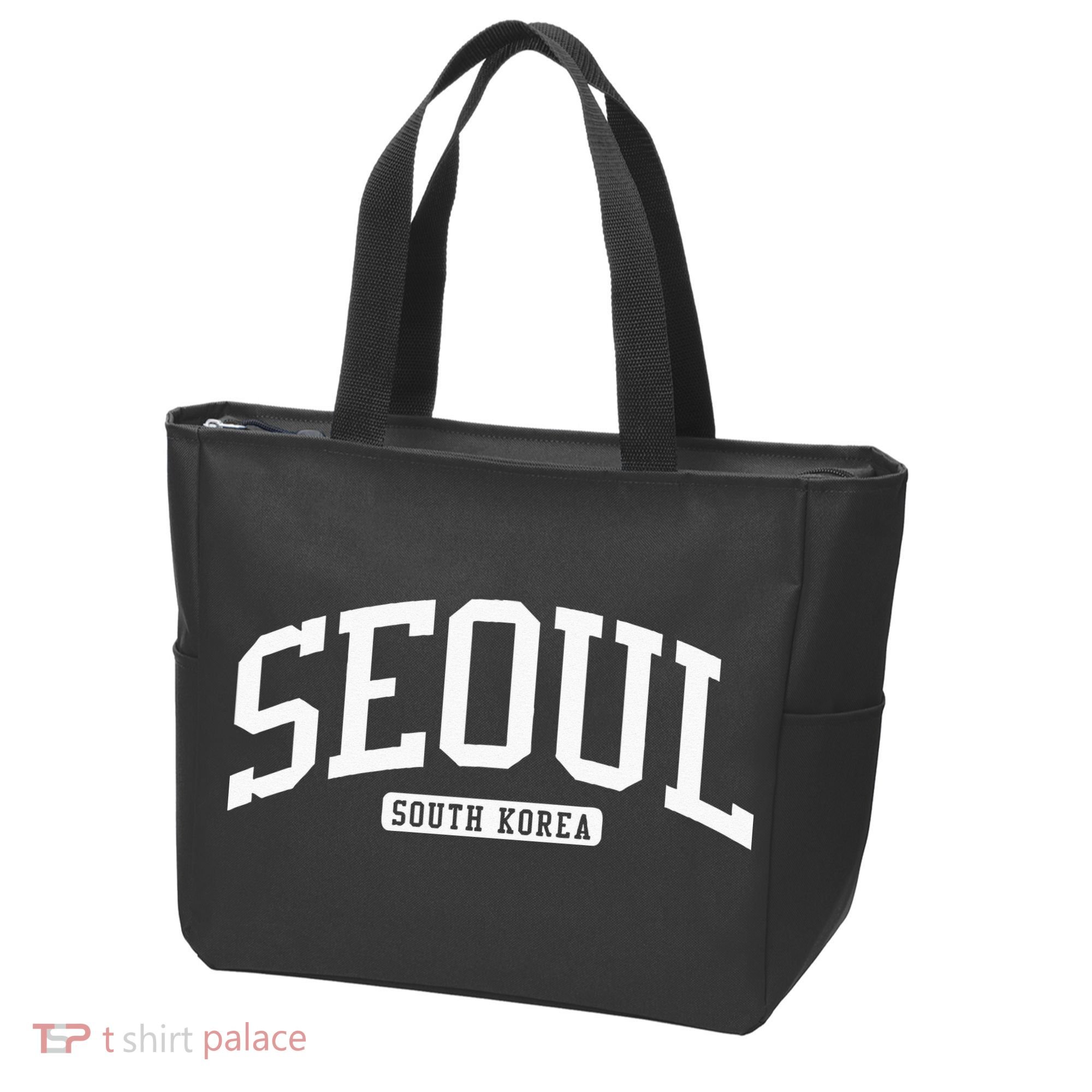 Seoul South Korea College Tote Bag