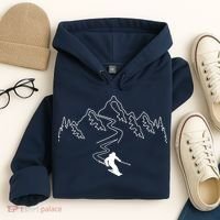 Skiing Hoodie thumb 4