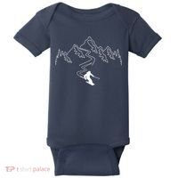 Skiing Baby Bodysuit thumb 0