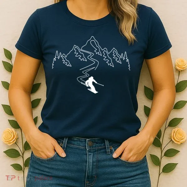 Skiing Women's T-Shirt