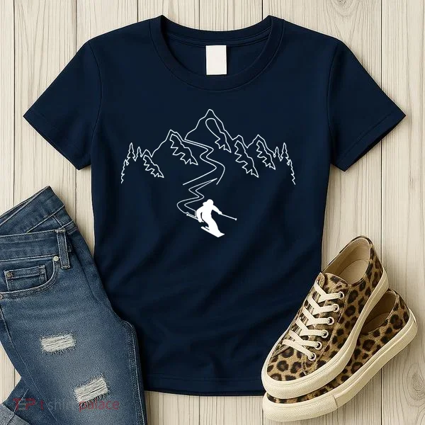 Skiing Women's T-Shirt