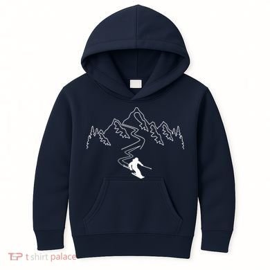 Skiing Kids Hoodie