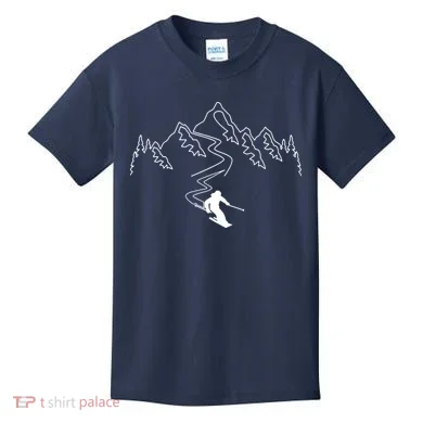 Skiing Kids T-Shirt
