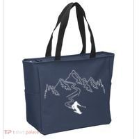 Skiing Tote Bag thumb 2