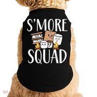 Smore Squad Kawaii S'more Camping Team distressed Doggie Tank thumb 0