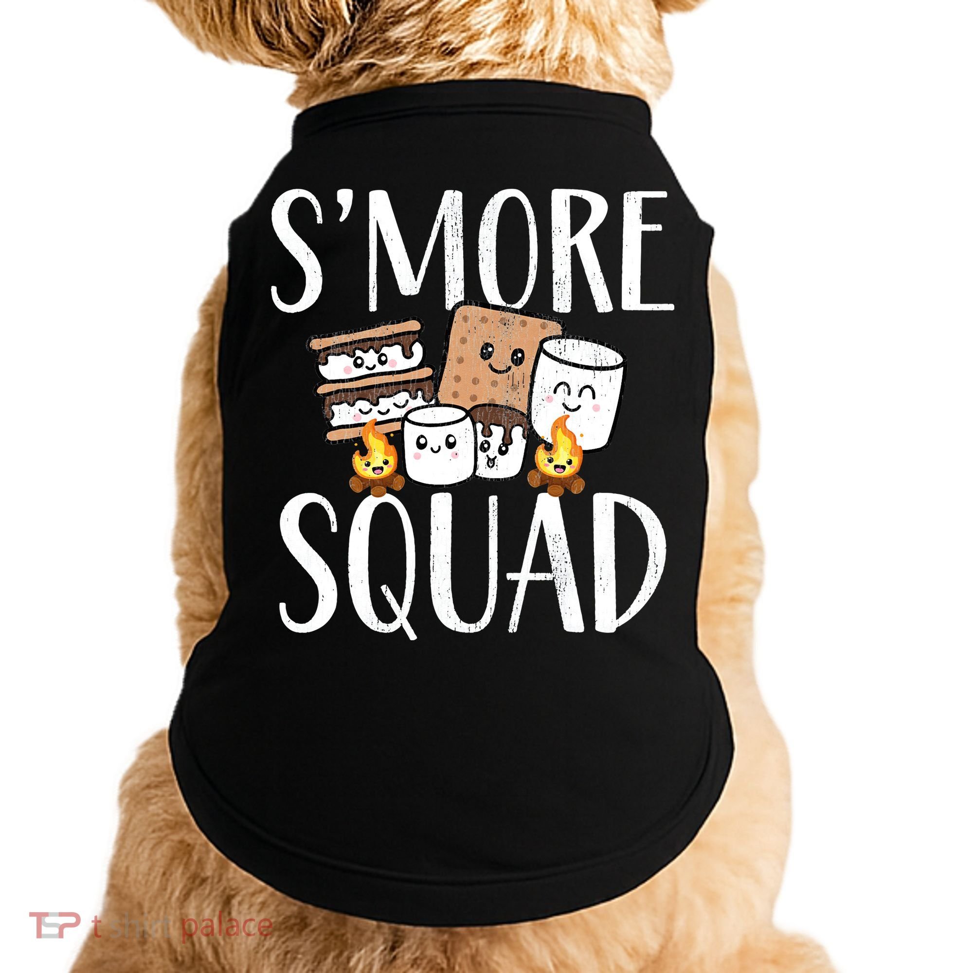 Smore Squad Kawaii S'more Camping Team distressed Doggie Tank