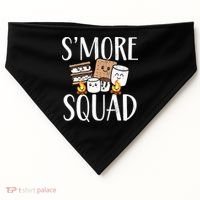 Smore Squad Kawaii S'more Camping Team distressed USA-Made Doggie Bandana thumb 0