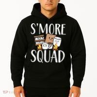 Smore Squad Kawaii S'more Camping Team distressed Hoodie thumb 2