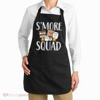 Smore Squad Kawaii S'more Camping Team distressed Apron thumb 2