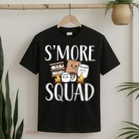Smore Squad Kawaii S'more Camping Team distressed T-Shirt thumb 2