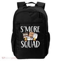 Smore Squad Kawaii S'more Camping Team distressed Backpack thumb 0