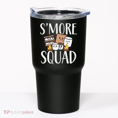 Smore Squad Kawaii S'more Camping Team distressed Tumbler