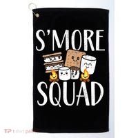 Smore Squad Kawaii S'more Camping Team distressed Golf Towel thumb 0
