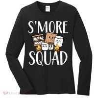 Smore Squad Kawaii S'more Camping Team distressed Women's Long Sleeve Shirt thumb 0